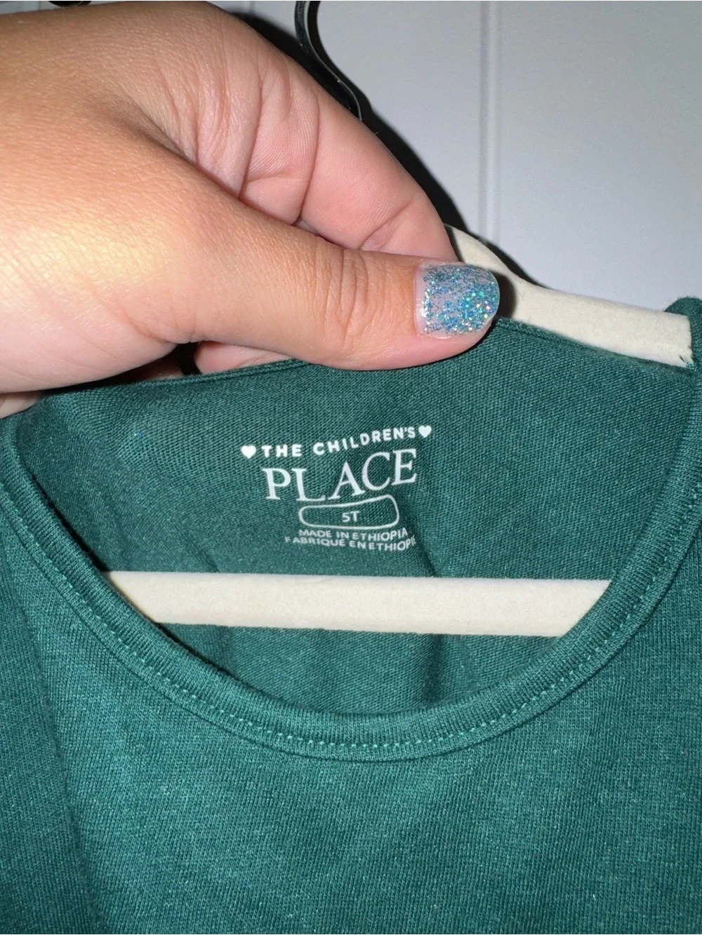 Girls' Holiday Top Bundle – Green, Gray & Black